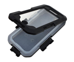 Lilware Universal Bicycle Handlebar Holder for Apple iPhone 4 / 4S /  5 / 5S / 5C. Compact Size Clamping Bike Mount With Waterproof Case and 360 Degree Rotating System. Black