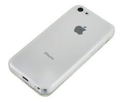 Xcessor Flip Open TPU Gel Case For Apple iPhone 5C. Back and Front Protection. Transparent