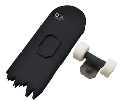 Xcessor Skateboard Flexible Silicone Case for Apple iPhone 5 and 5S. Black