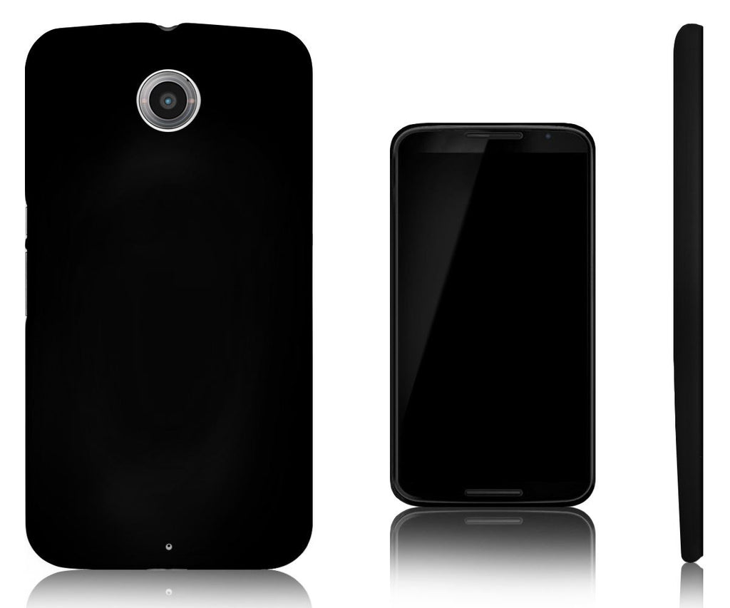 Xcessor Vapour Flexible TPU-Gel-Hülle für Motorola Google Nexus 6. Schwarz