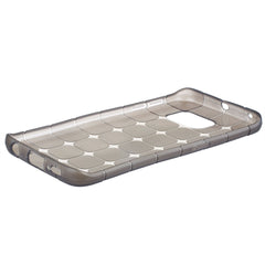 Xcessor Octagon Flexible TPU Case for Samsung Galaxy S6 edge SM-G925F. Grey / Semi-transparent