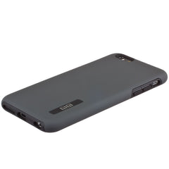 Lilware Smooth Armor Hard Plastic Case for Apple iPhone 6 Plus and 6S Plus. Rugged Dual Layer Protective Cover. Black / Grey