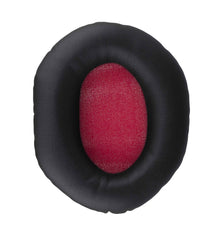 Xcessor Replacement Memory Foam Earpads for Over-the-Ear V-Moda Headphones. Black / Red