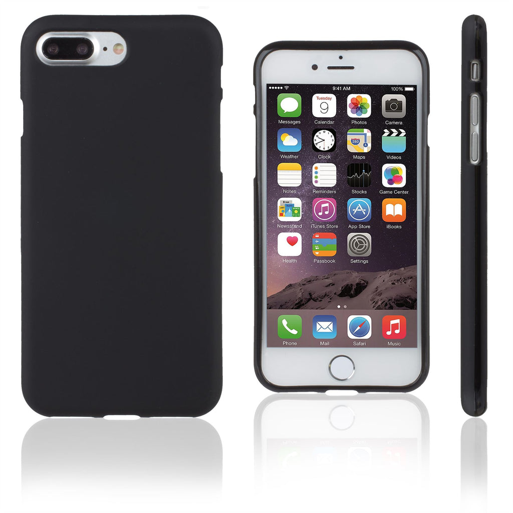 Xcessor Vapour Flexible TPU Case for Apple iPhone 7 Plus & iPhone 8 Plus. Black
