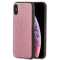 Lilware Canvas Z Rubberized Texture Plastic Phone Case for Apple iPhone XS. Pink