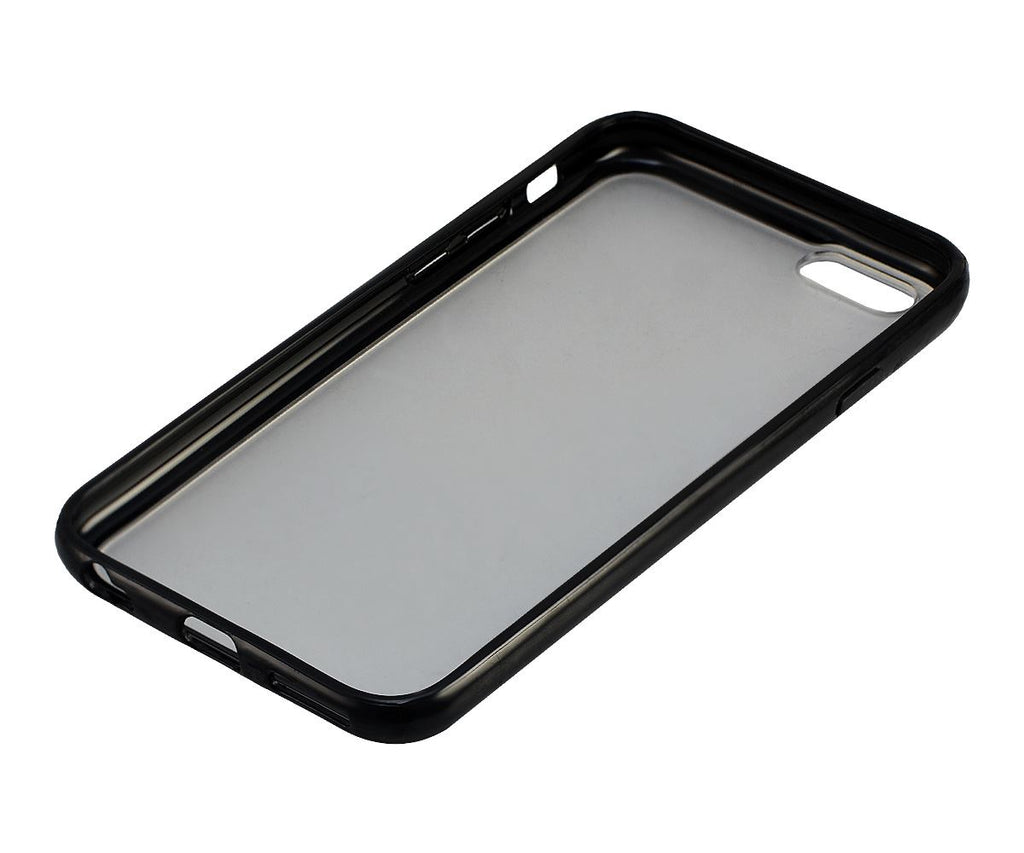 Xcessor Impact Case for Apple iPhone 6. Dual Color Hard Plastic. Black / Transparent