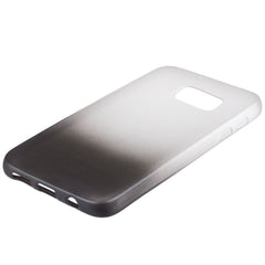 Xcessor Transition Color Flexible TPU Case for Samsung Galaxy S7 SM-G930. With Gradient Silk Thread Texture. Transparent / Grey