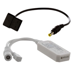Lilware (100 cm) RGB-Farbwechsel-LED-Lichtstreifen für Mid-Tower-Computergehäuse – Multifunktionale 21-Tasten-RF-Fernbedienung und WLAN-Steuerung über Smartphone