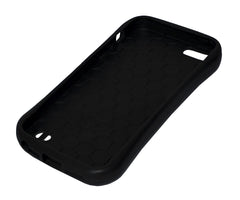 Lilware Silhouette Kunststoffhülle für Apple iPhone 5 und 5S. Flexibles TPU und harte, glänzende Kunststoffrückseite. Weiß