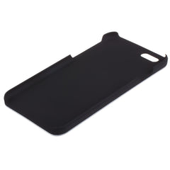 Xcessor Matt Metallic Hard Plastic and Flexible TPU case for Apple iPhone SE / 5 / 5S. Black / Silver Color