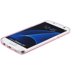 Xcessor Crystal Shine Glänzendes, flexibles TPU-Case für Samsung Galaxy S7 SM-G930. Transparent / Pink