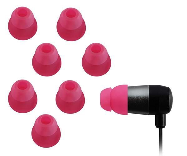 Xcessor Dual Flange Conical Replacement Silicone Earbuds 4 Pairs (Set of 8 Pieces). Compatible With Most in Ear Headphone Brands. Multicolor