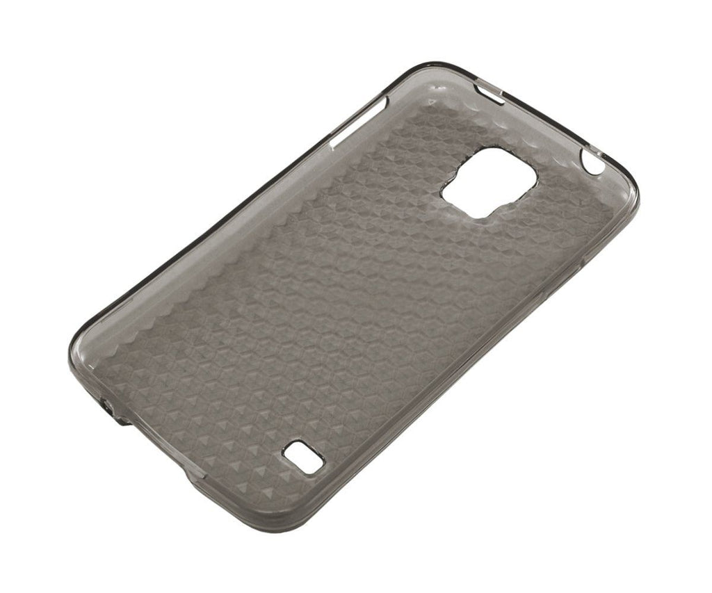 Xcessor Diamond - Flexible TPU Gel Case For Samsung Galaxy S5 i9600 G900 (Compatible with All Samsung Galaxy S5 Models). Grey / Transparent