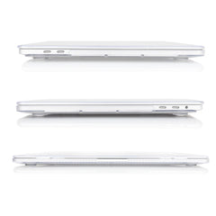 Lilware Smooth Touch, ultradünne, matte Hartplastik-Hülle für 15 Zoll MacBook Pro 2016 mit Touch ID-Sensor – Modell A1707. Kristallklar