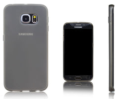 Xcessor Vapour Flexible TPU-Hülle für Samsung Galaxy S6 edge SM-G925F. Grau / Halbtransparent