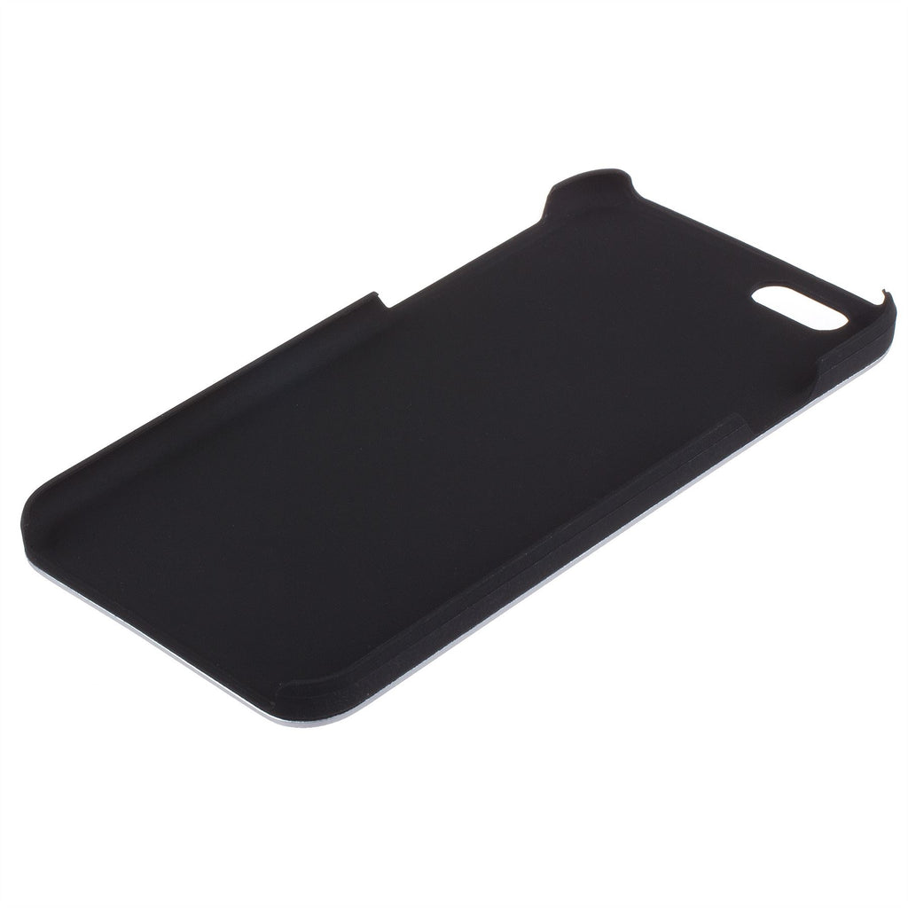 Xcessor Matt Metallic and Flexible TPU case for Apple iPhone 6 Plus / 6S Plus. Black / Silver Color