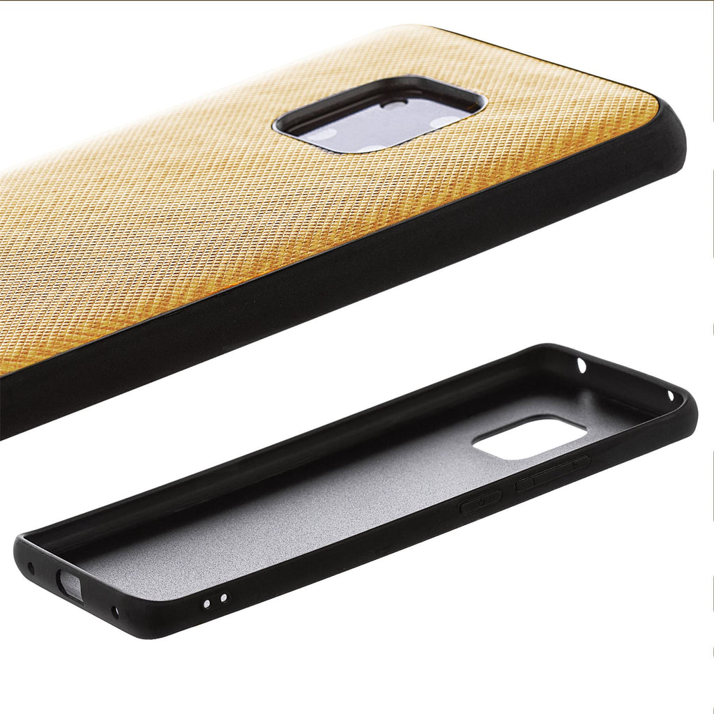 Lilware Canvas Z Rubberized Texture Plastic Phone Case Compatible with Huawei Mate 20 Pro. Yellow