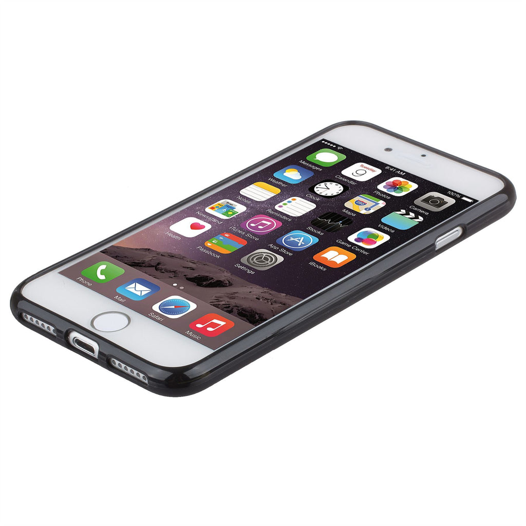 Xcessor Vapour Flexible TPU-Hülle für Apple iPhone 7 und iPhone 8. Schwarz