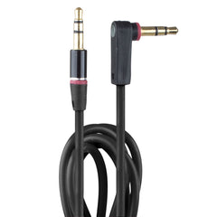Lilware Set of 3 Rubberized Stereo Auxiliary 3.5mm Cord Audio Male To Male Cables For Multimedia Devices - Black