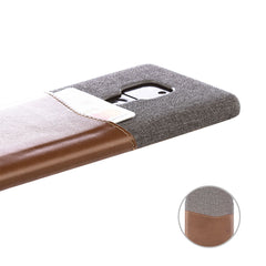 Lilware Card Wallet Kunststoff-Telefonhülle Kompatibel mit Huawei Mate 20. Stofftextur und PU-Leder-Schutzhülle mit Ausweis-/Kreditkartenfach. Braun